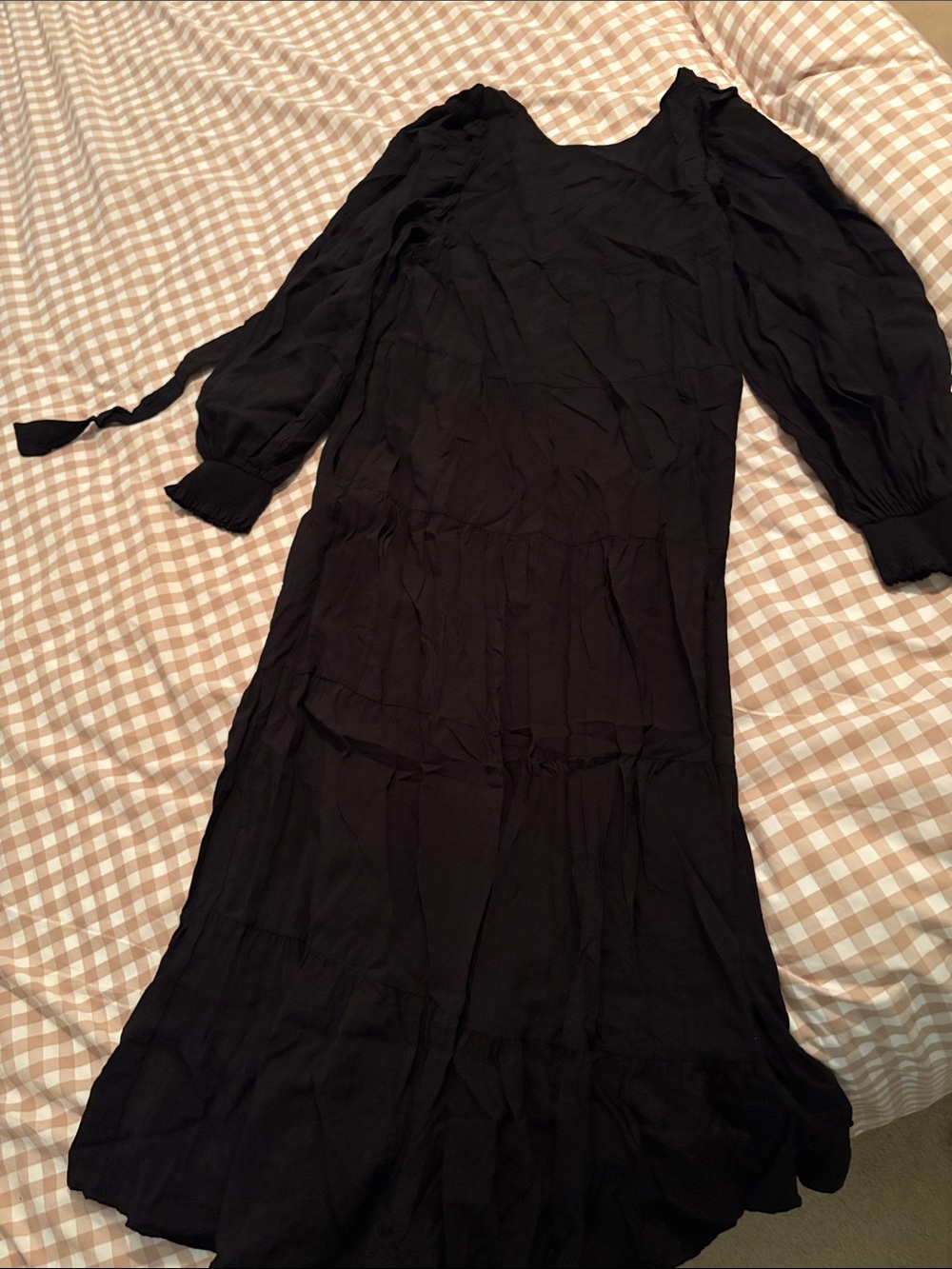 LaVen Women’s Black Long Sleeve Dress